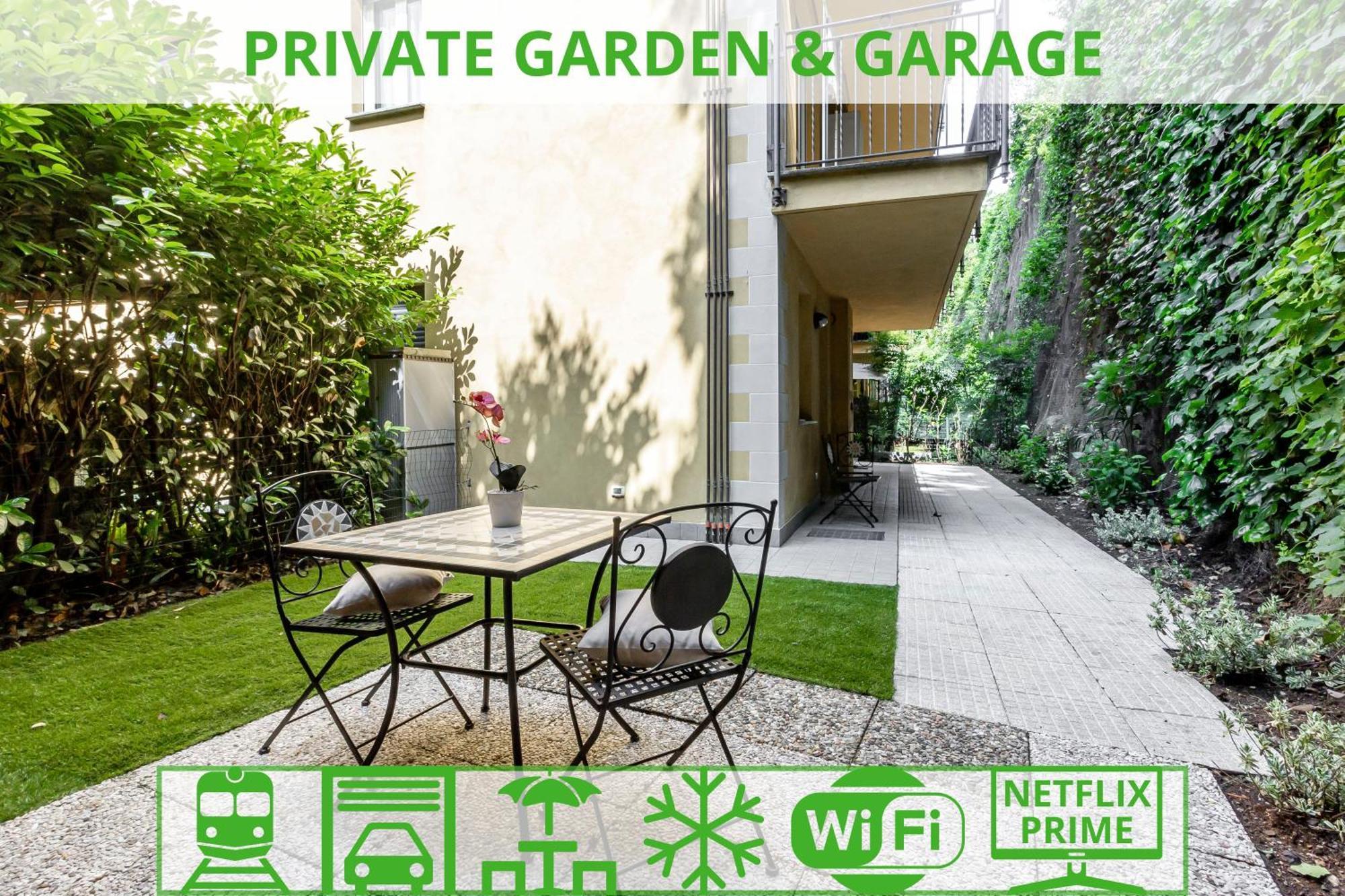 Private Garden & Garage - Self Check-In & Remote Access Como Exterior foto